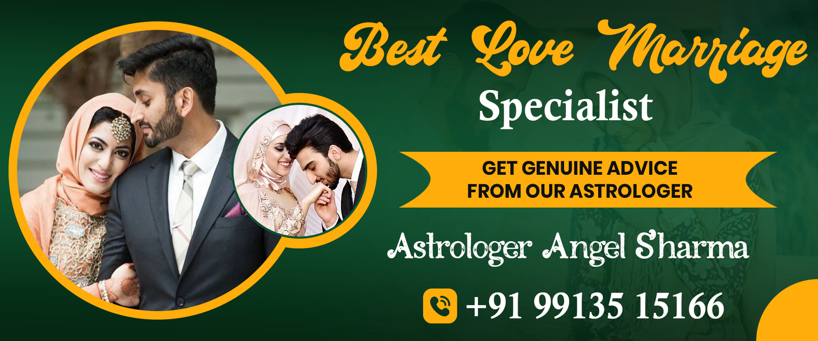 World Famous Astrologer Angel Sharma +91 99135 15166 